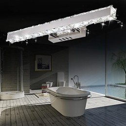 Crystal Bathroom Lighting Modern Contemporary Metal