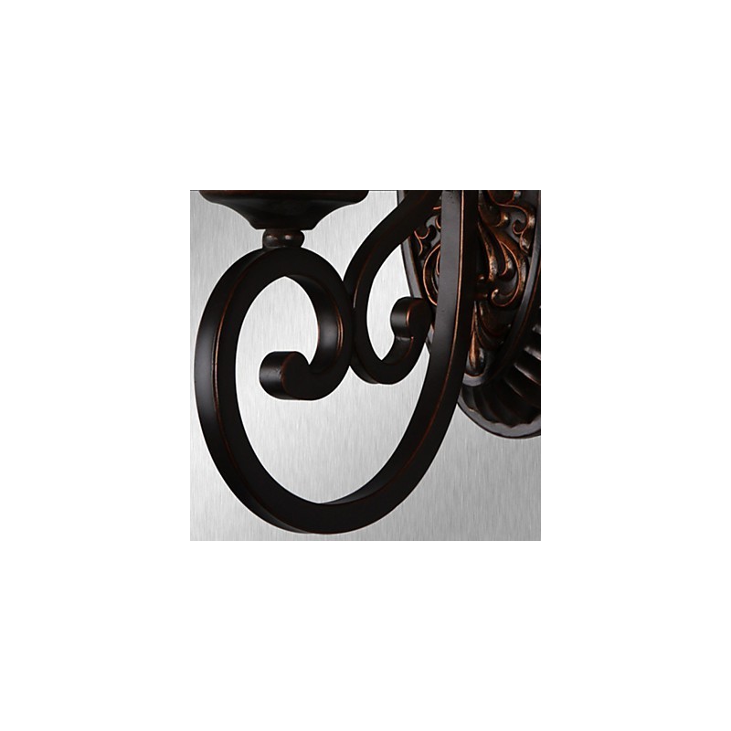 Vintage Wall Lamps 1 Light with Resin Material Glass Shade Bed Room Living Room Hallway Lights