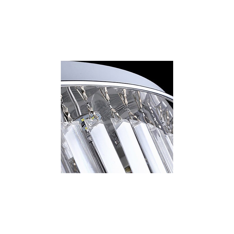 Flush Mount with Remote Control Modern Contemporary Glass