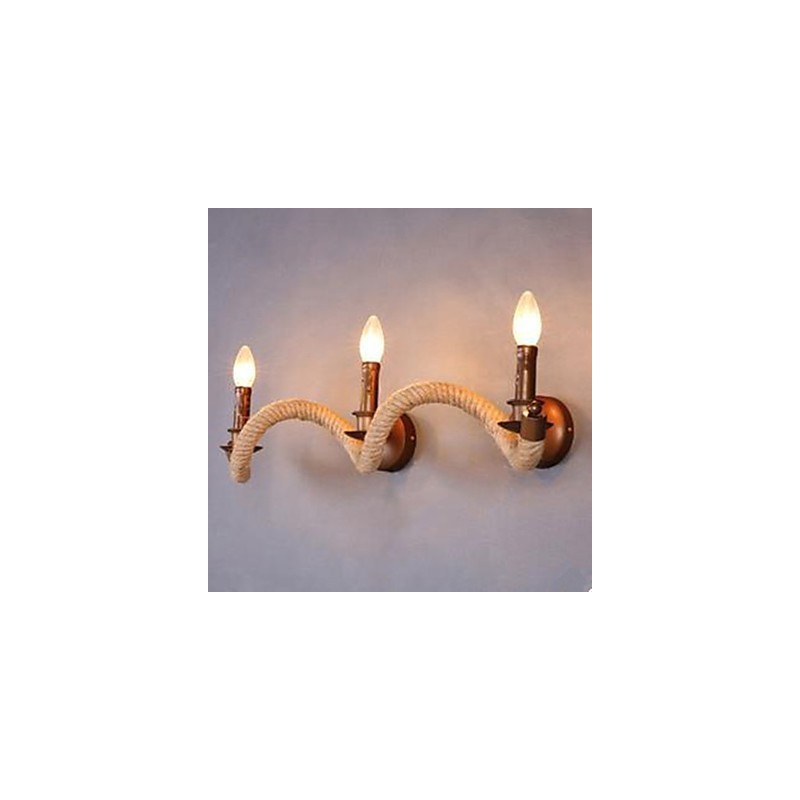 Contracted Balcony Stair Lamp Twisted Rope Wall Lamp
