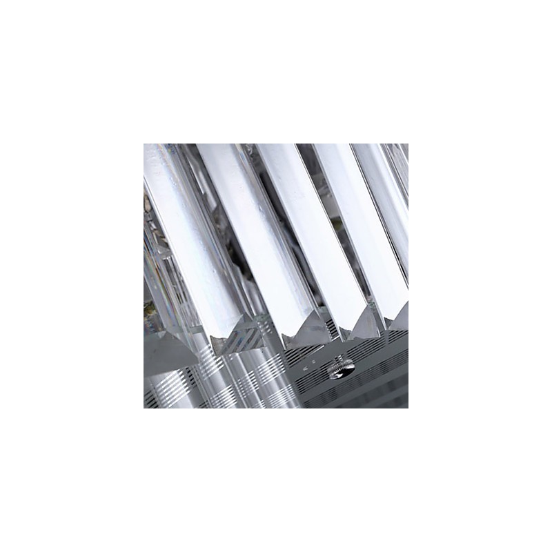 Flush Mount with Remote Control Modern Contemporary Glass