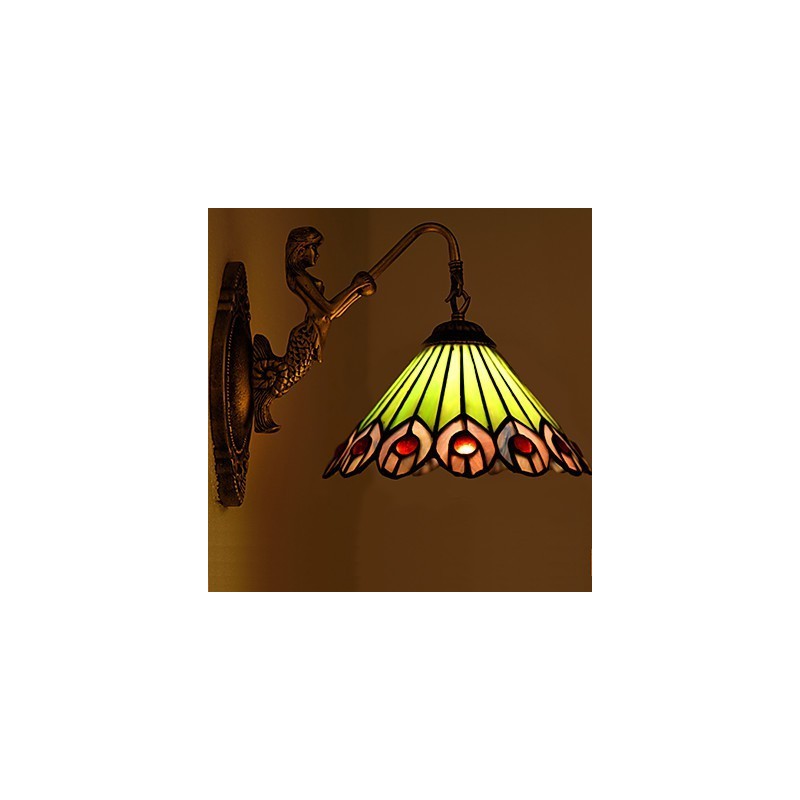 European Contracted Rural Creative Wrought Iron Wall Lamp Lights