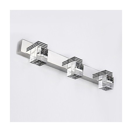 Wall Sconces Bathroom Lighting Wall Washers Crystal Mini Style Modern Contemporary Metal