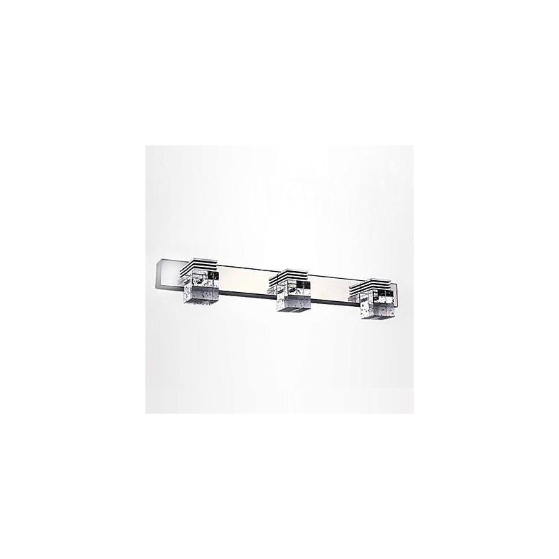 Wall Sconces Bathroom Lighting Wall Washers Crystal Mini Style Modern Contemporary Metal