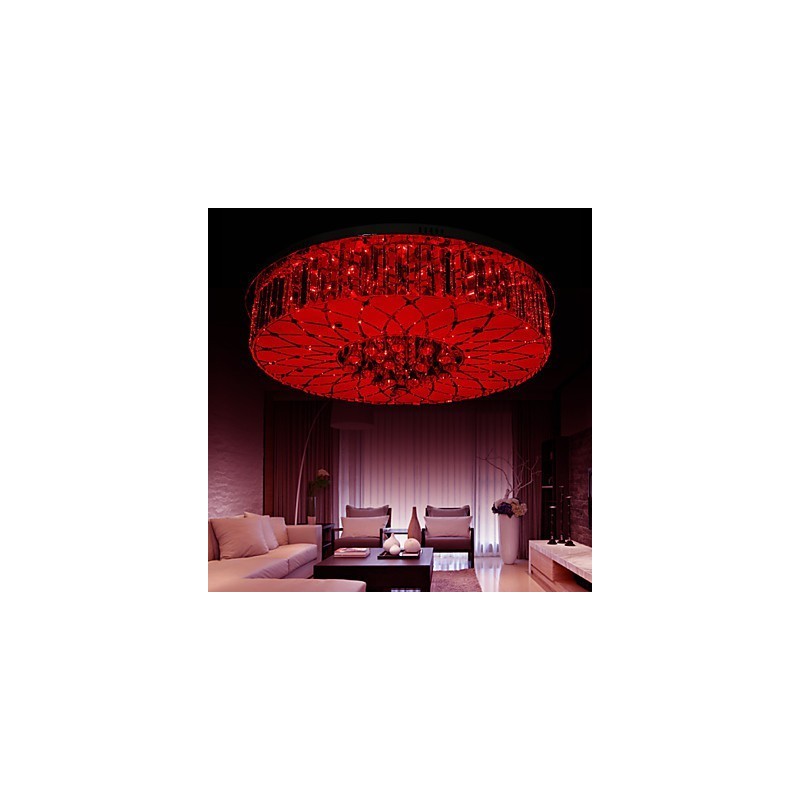 Flush Mount Crystal Modern Contemporary Metal