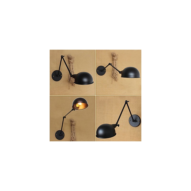 Industrial Style Retro Double Long Arm a Simple Personality Ills Bedside Dining Decorative Wall Sconce