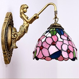 European Contracted Rural Creative Wrought Iron Wall Lamp Lights