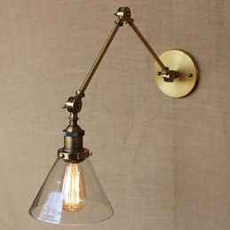 Industrial Style Retro Vintage Stores Bedroom Modern Church Hall Decorated Bronze Wall Sconce