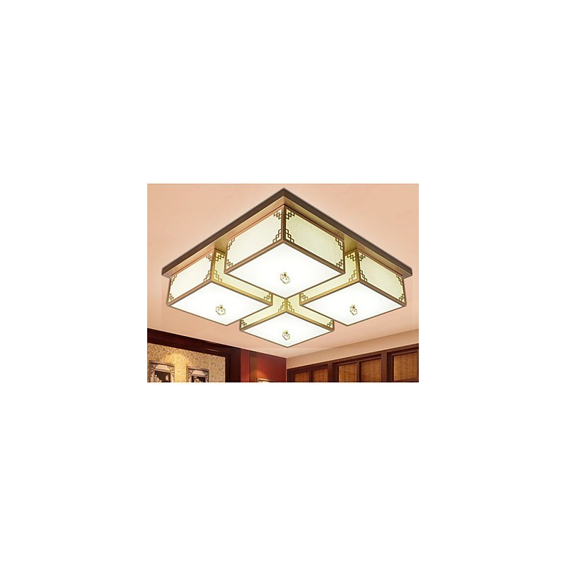 A Chinese Style Lamps Iron Ceiling Lighting Atmosphere A