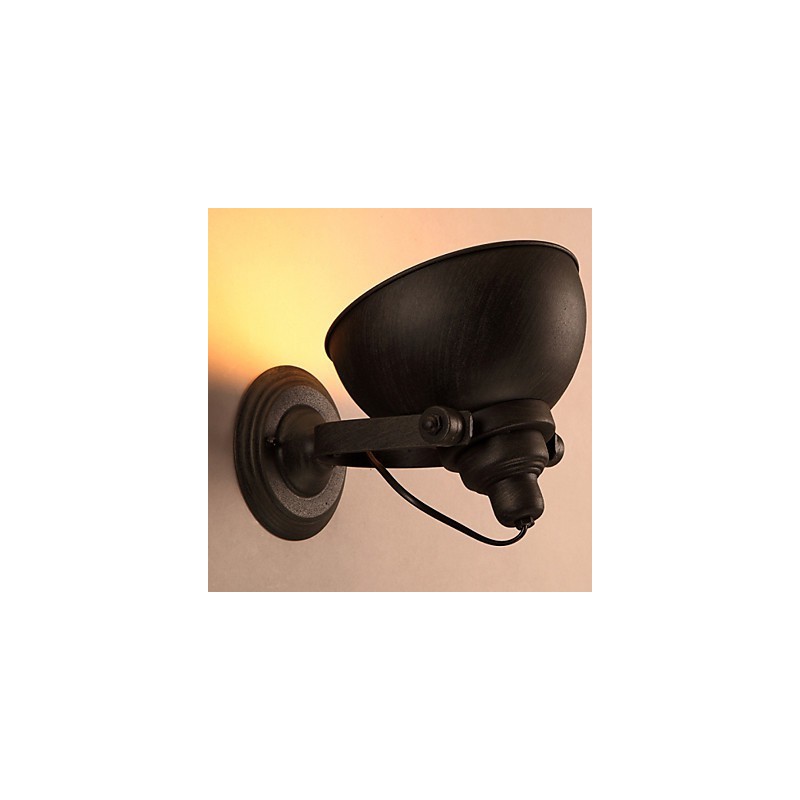 Loft Wrought Iron Pot Creative Vintage Wall Lamp Lights