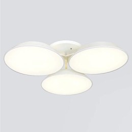 Flush Mount 3 Lights Metal Acrylic Simple Modern