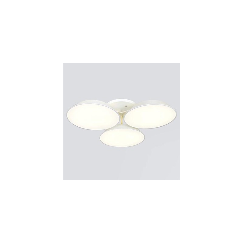 Flush Mount 3 Lights Metal Acrylic Simple Modern