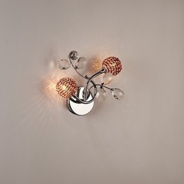 Wall Sconces Crystal Mini Style Modern Contemporary Metal