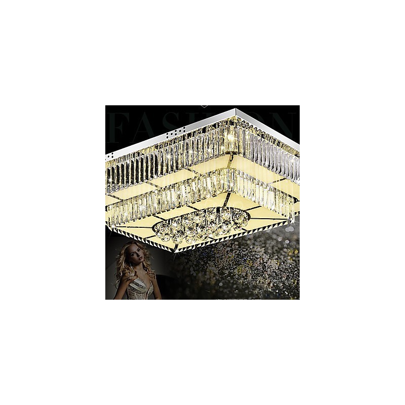 Modern Contemporary Glass Flush Mount