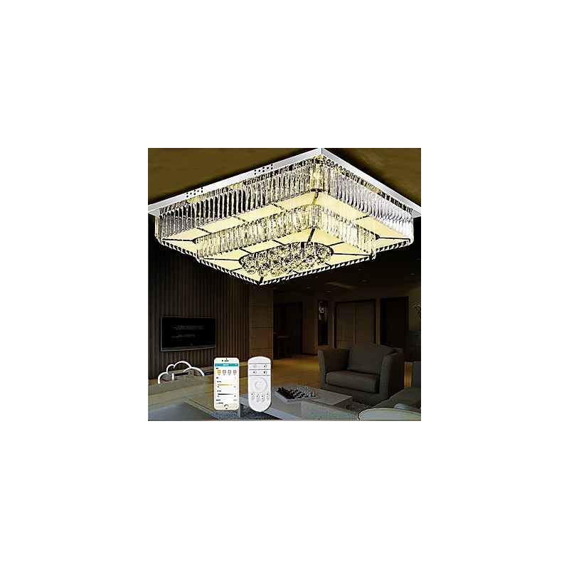 Modern Contemporary Glass Flush Mount