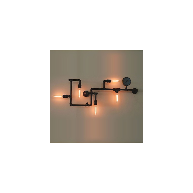 Wall Sconces 5 Light Water Pipe Iron Mini Style Industrial Style Country Metal