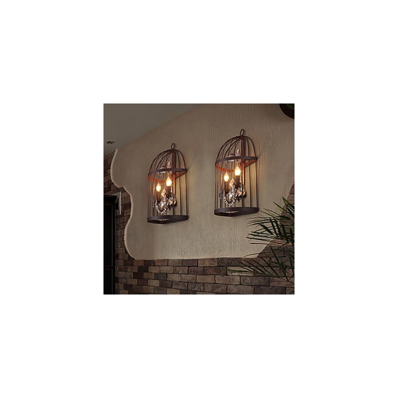 Mini Style Wall Sconces Rustic Lodge Metal