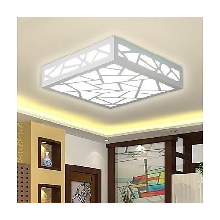 Modern Contemporary Traditional Classic Wood Bamboo Flush Mount