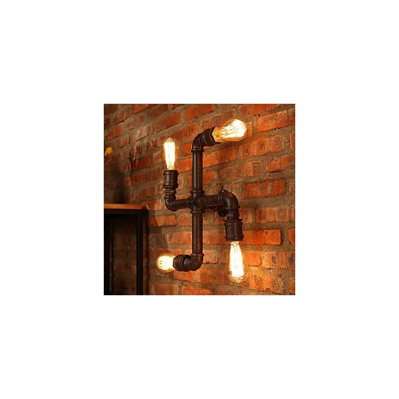 Retro Bar Iron Wall Sconces Mini Style Rustic Lodge Metal