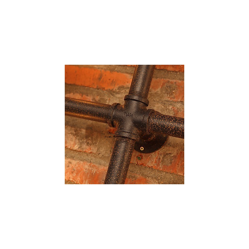 Retro Bar Iron Wall Sconces Mini Style Rustic Lodge Metal