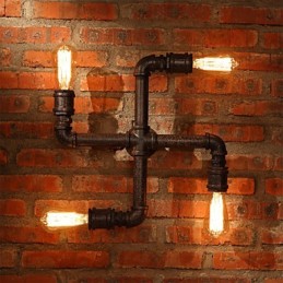 Retro Bar Iron Wall Sconces Mini Style Rustic Lodge Metal