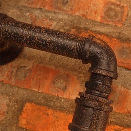 Retro Bar Iron Wall Sconces Mini Style Rustic Lodge Metal