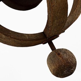 Vintage Amercian Rustic Wooden Wall Wine Barrel Lamp Liviing and Bedroom Lamp