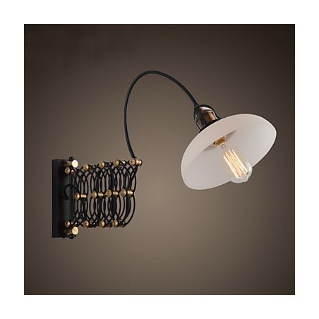 Vintage Industrial American Country Restaurant Bedroom Study Creative Staircase Aisle Lamp Telescopic Iron Wall Lamps