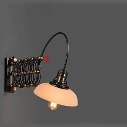 Vintage Industrial American Country Restaurant Bedroom Study Creative Staircase Aisle Lamp Telescopic Iron Wall Lamps