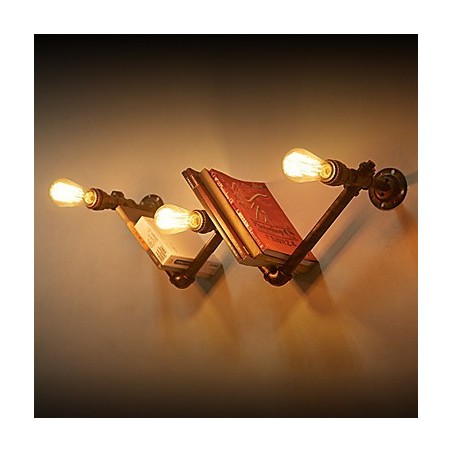 Retro Metal Bedsides Wall Sconce Village Pastoral Living Room Wall Lights Dining Room Wall Lamp