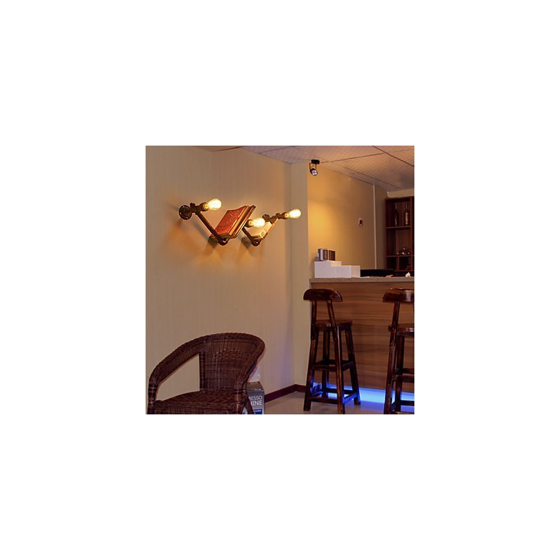 Retro Metal Bedsides Wall Sconce Village Pastoral Living Room Wall Lights Dining Room Wall Lamp