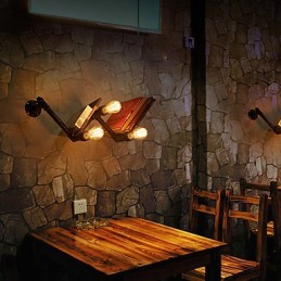 Retro Metal Bedsides Wall Sconce Village Pastoral Living Room Wall Lights Dining Room Wall Lamp