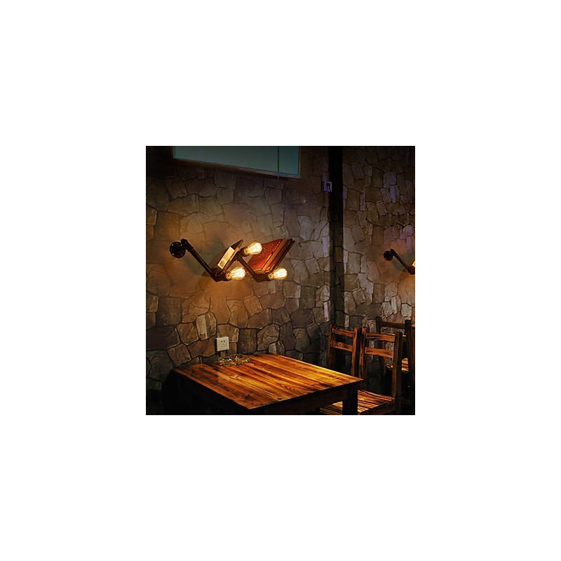 Retro Metal Bedsides Wall Sconce Village Pastoral Living Room Wall Lights Dining Room Wall Lamp