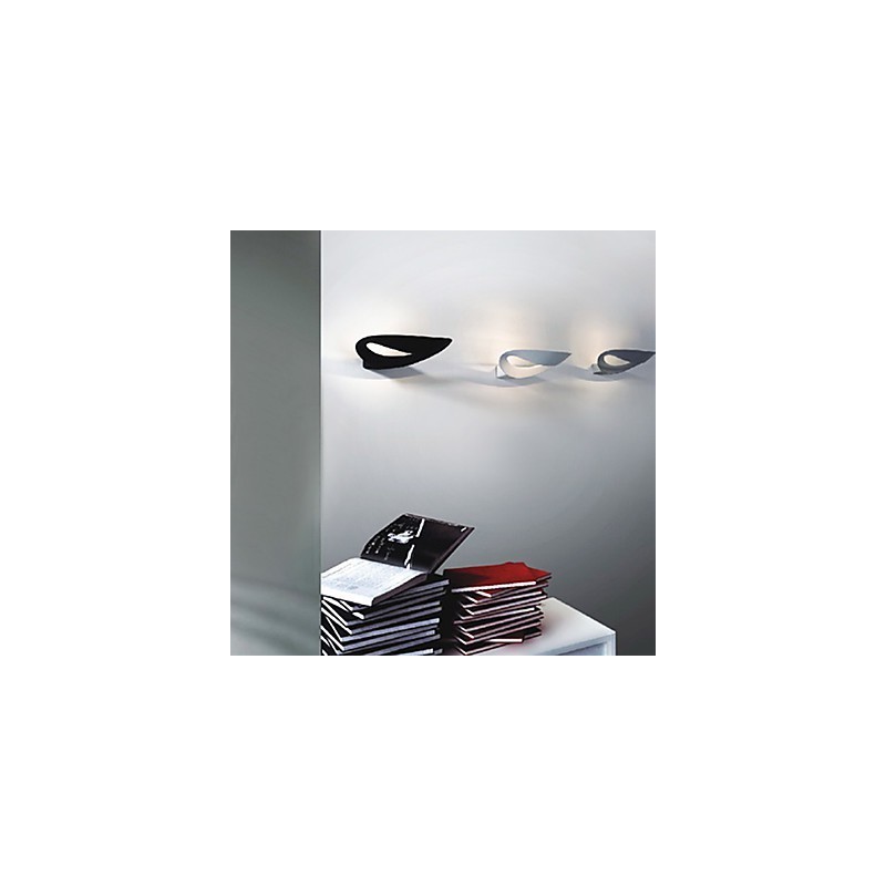 Artistic Wall Light with 1 Light in Black & White