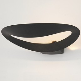 Artistic Wall Light with 1 Light in Black & White