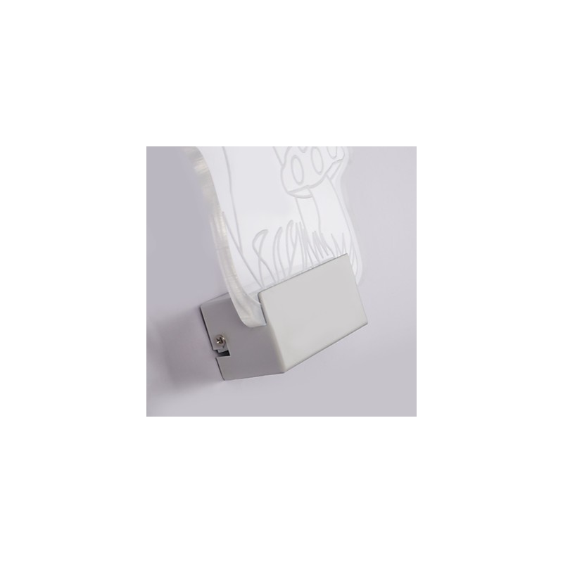 Acrylic Wall Lamp PVC Lamp Light Modern Contemporary Metal