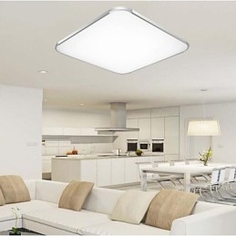 Modern Contemporary Electroplated Metal Flush Mount Garage