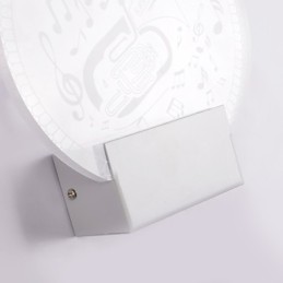 Acrylic Wall Lamp PVC Lamp Light Modern Contemporary Metal