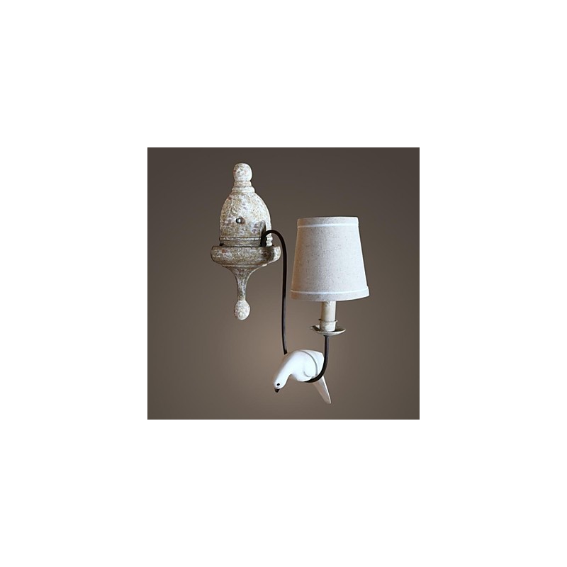 Mini Style Wall Sconces Country Wood Bamboo
