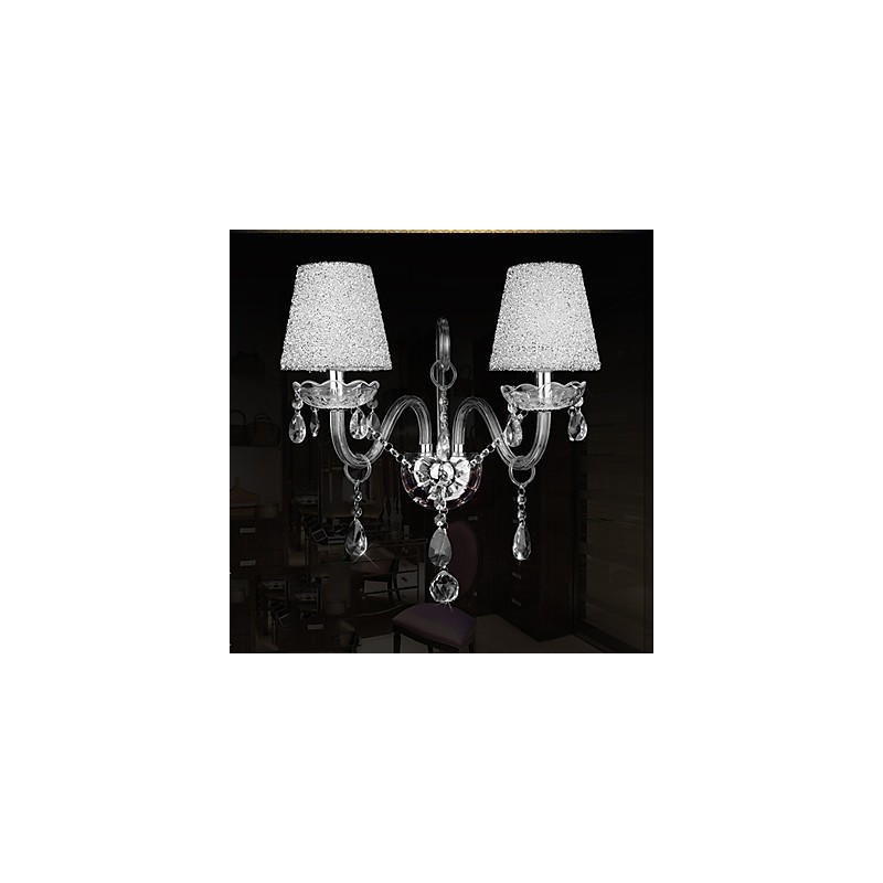Crystal Wall Sconces Traditional Classic Glass