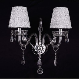 Crystal Wall Sconces Traditional Classic Glass
