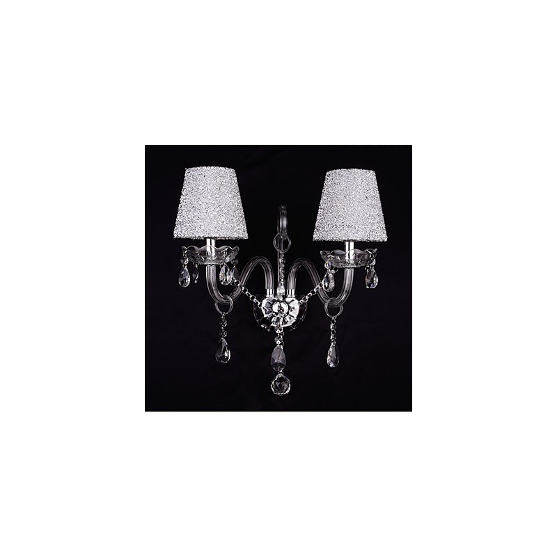 Crystal Wall Sconces Traditional Classic Glass