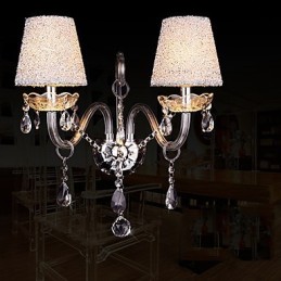 Crystal Wall Sconces Traditional Classic Glass