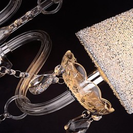 Crystal Wall Sconces Traditional Classic Glass