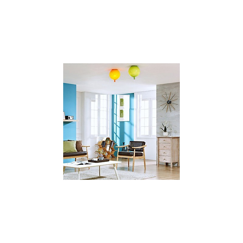 Flush Mount Modern Contemporary Globe Metal