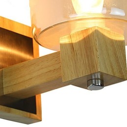 Wall Sconces Mini Style Traditional Classic Wood Bamboo