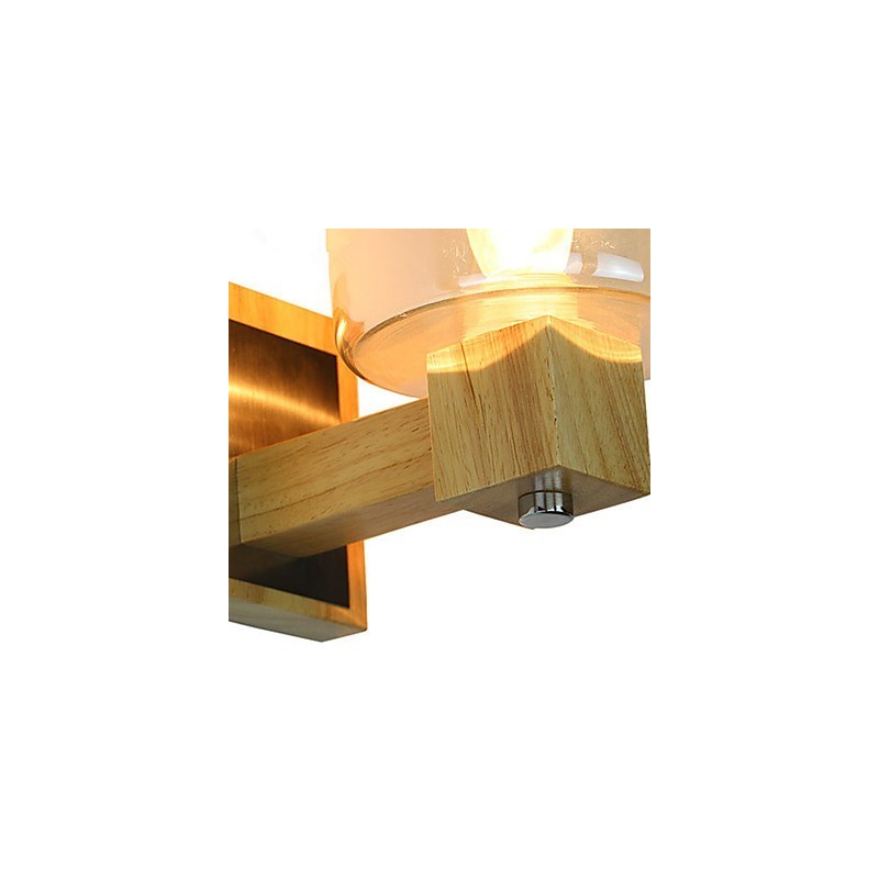 Wall Sconces Mini Style Traditional Classic Wood Bamboo