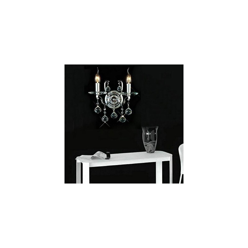 Crystal Wall Sconces Traditional Classic Metal