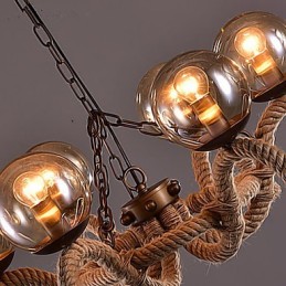 Chandelier Mini Style Vintage Metal