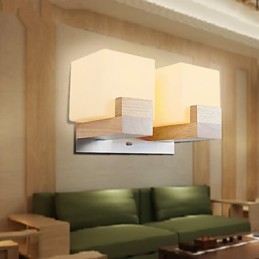 Wall Sconces Mini Style Traditional Classic Wood Bamboo